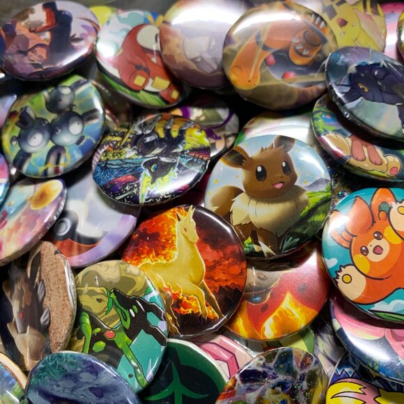 10 Holo Japanese Pokemon Cards with Pins & Sticker Bundle - Picture 5 of 6